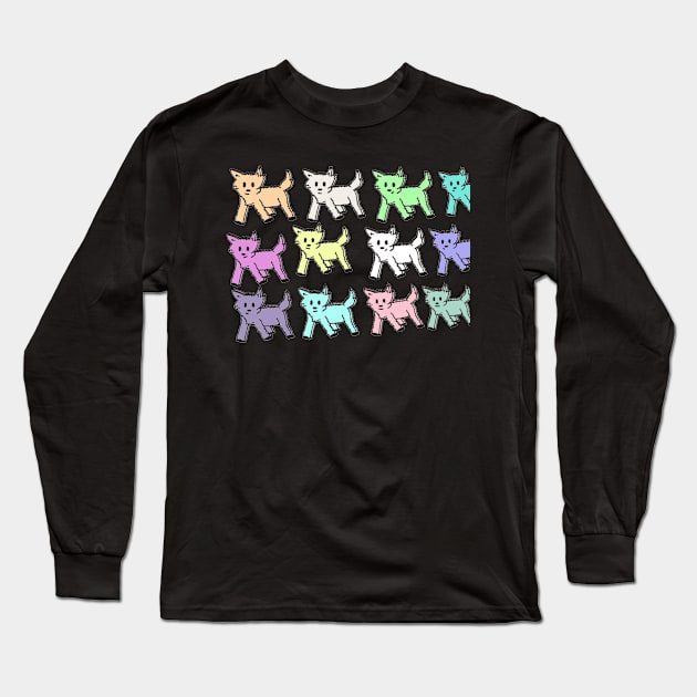 puppers Long Sleeve T-Shirt by sam_c